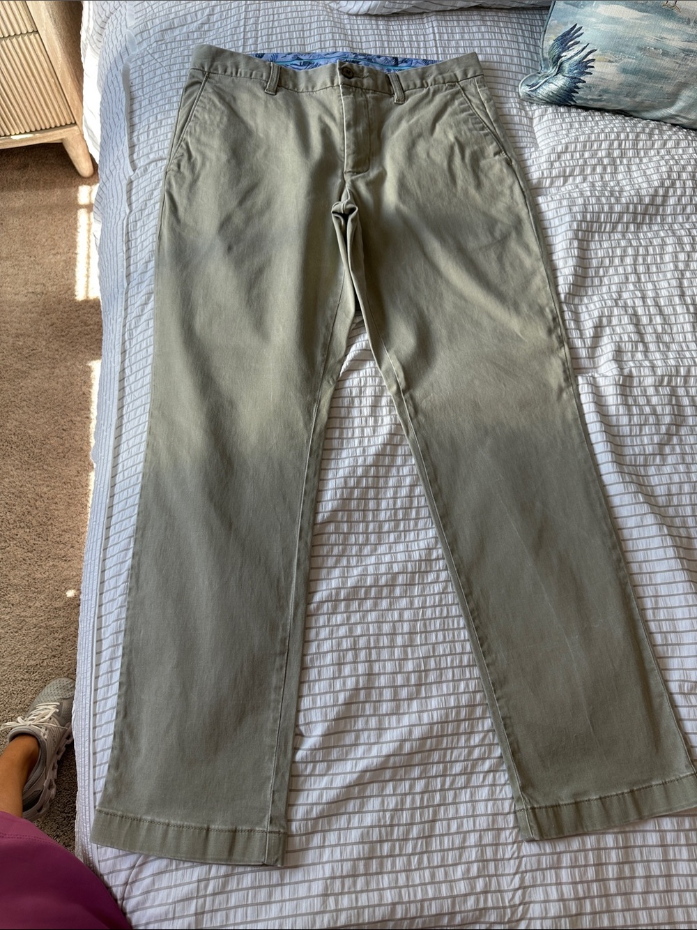 Tommy Bahama Tan/Taupe Straight Leg Chinos